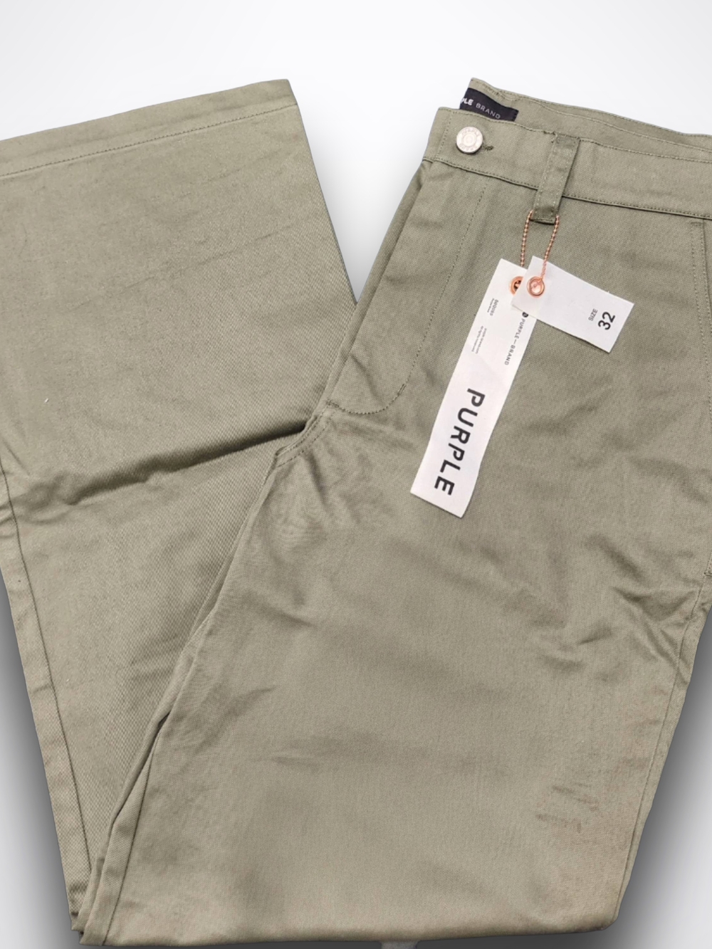 NWT Purple Brand Khaki Olive Pants Size 32 Style 800080